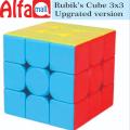 Rubik's cube 3x3 BUY 1 GET ONE FREE |Rubiks Cube 3x3 Stickerless  Speed Cube, Qiyi Rubik Cube Super Fast Problem-Solving Challenging Retro Fidget Toy Travel Brain Teaser. 