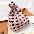 High-end Striped Knitting Bag Niche Design Handbag Retro Wrist Bag Walking and Shopping Lazy Vest Shoulder Bag. 
