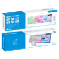 G21B USB Wired 104 Keys Keyboard & Mouse Set Rainbow-Color Backlight for Laptop Computer PC. 