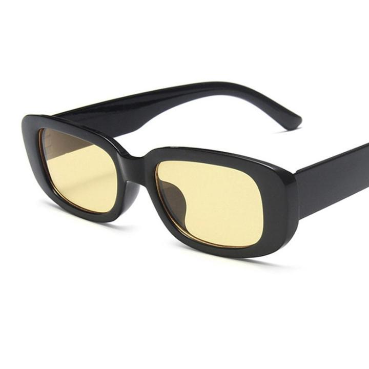 Women Small Rectangle Sunglasses Fashion Square Polarized Sunglasses Vintage Brand Designer Square Sun Glasses Men Punk Shades