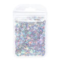 1Bag/10g  5mm Holographic Glitter English Alphabet Flakes For Epoxy Resin Filling Laser  Letter  Alphabet  DIY accessories. 