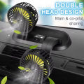 Sogo Long Neck Headed Fan  360° Adjustable - Single Head, Dual Head, Three Head - Car Cooling Fan. 