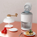Shaved Ice Machine Ice Crusher Hand Operated Shaved Ice Maker Household Portable Small Machine Kitchen Tool Easy Install Easy to Use. 