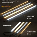 Light Led Bar Transparent/Milky 30cm, 45cm, 1 meter Direct AC220V High Brightness WARM/WHITE. 