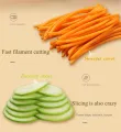 3 in 1 Vegetable Cutter Machine,Multifunctional Kitchen Gadgets Cutting Machine,Kitchen Food chopper Machine onion chopper Hand Pull Speedy Chopper Turbo Cutter Nicer Dicer Plus Garlic Press Multifunctional High Quality ABS Vegetable & Fruit Slicer - Prec. 