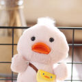 Duck Keychain Lovely Expression Plush Duck Keychain Children Doll Toy. 