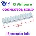 Plastic Connector Strip for wire joint 12way connector 6, 10, 15, 30, 60, 100,  200Ampere.. 