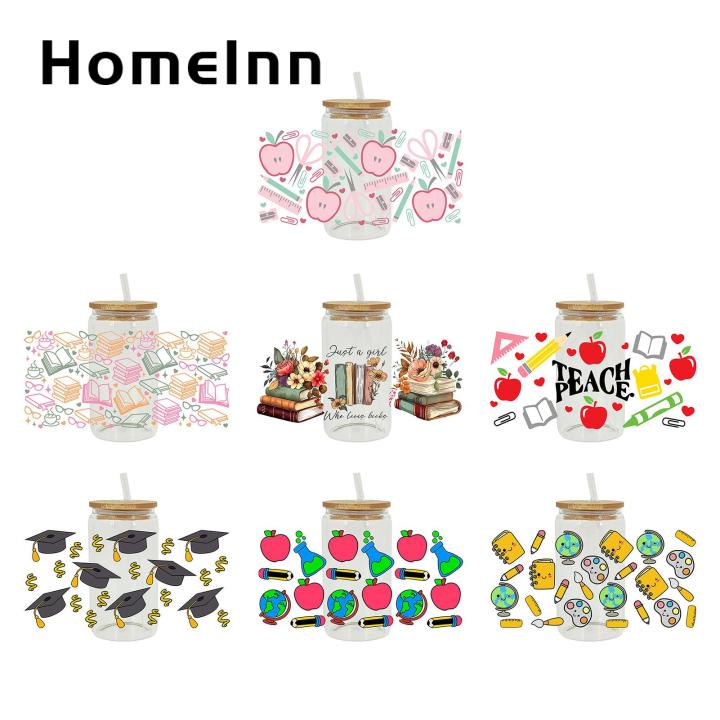 Peel Stick Transfer Stickers Waterproof 3d Transfer Stickers for Glass Cups Clear Pattern Scratch-proof Decals Southeast Asian Buyers' Choice Diy Gift Transfer Stickers