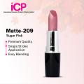 Swiss Miss Lipstick Sugar Pink (MATTE-209). 