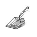 Metal Cat Litter Scoop Pet Toilet Sand Waste Scooper Shovel Cleaning Tool. 