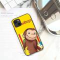 Curious George Monkey Phone Case For iPhone 11 12 Mini 13 14 Pro XS Max X 8 7 6s Plus 5 SE XR Shell. 
