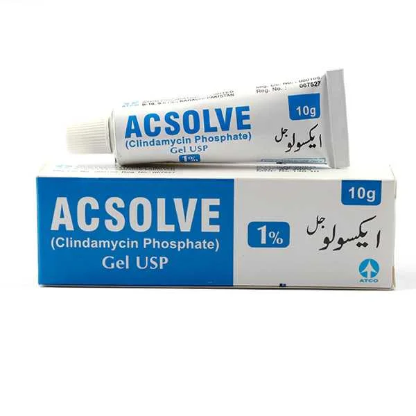 Acne Solver AcSolve Gel The Best Acne Solution with Clindamycin Phosphate 1%