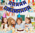 Happy birthday banner( size 6×8 per letter ). 
