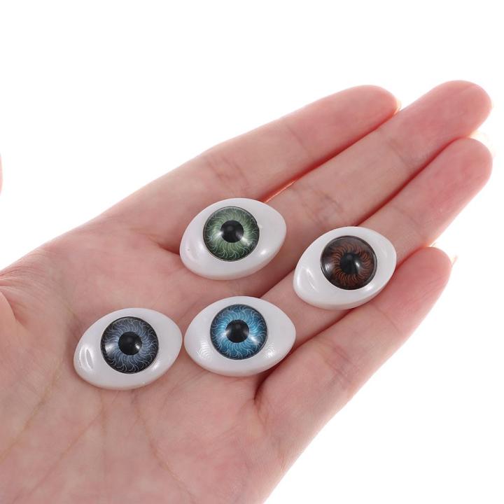 Oval Puppet 8Pcs Hollow Oval Flat Oval Flat Plastic Eyes Puppet Hollow Doll Hollow ...