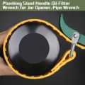 Adjustable Oil Fuel Filter Removal Strap Wrench Tool Belt 9inch Heavy Duty, Oil Filter Wrench Auto Tool Engine Box Spanner Oil Fuel Filter Wrench Tool Spanner Key Tool. 