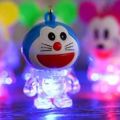 pack of 2 pcs -Light Led Doraemon keychains Doremon Key chains with LED lights. For bike keys,car keys, bags and much more.. 