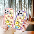 FELMYST Case For OPPO F5 Youth Hot INS Cute Stars Candy Phone Casing Shockproof Soft Back Cover for Girl. 