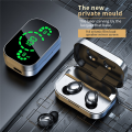 YD04 Wireless Bluetooth Headphones Digital Display Headset LED Digital Display Headset In-Ear Bluetooth 5.3 Headset Sports Headphones. 