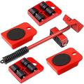Furniture Sliders Heavy Furniture Shifter Moving Wheels Kit Moving Roller Kit Mover Tool Set 1Pcs Furniture Lifter 4Pcs 360 Degree Rotatable Pads.. 