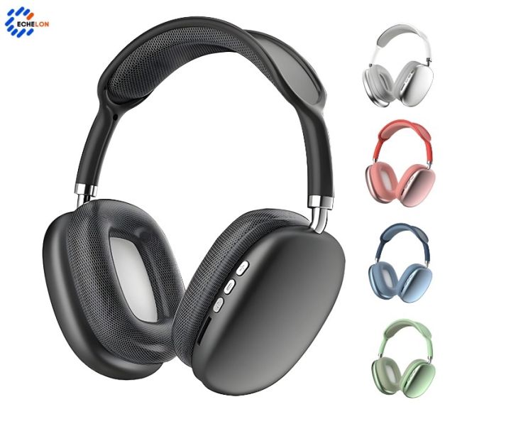 Echelon P9 Pro Max Wireless Stereo Headphones With Mic, Active Noice Canceling, Type C Charging