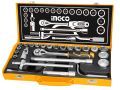 24 Pcs 1/2 inch Socket Set Black And Yellow ( HKTS0243 ). 