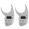 BRADOO 2X Digital LCD Fat Caliper Skin Fold Thickness Health Fitness Weight Gender. 