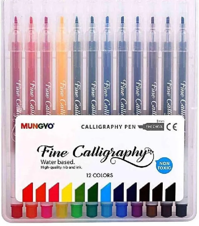 Pack%20Of%2012%20-%20Calligraphy%20pens%20Set%20-%20Multi%20Colors%20-%20Image%202