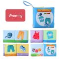 0-12Month Baby Cloth Book Kids Early Learning Toy Child Tearing Tail Cloth Books Baby Washable Shower Book Baby Educational Toys. 