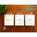 100% Original Iphone PD 20W  3 PIN UK Plug CHARGER | iPhone 20W Fast Adapter only | PD 20W Adapter for iPhone  | iPhone interface Type-C PD 20W Adapter. 