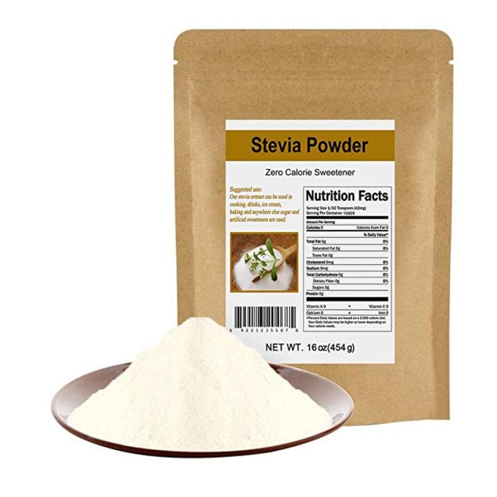 CCnature Stevia Powder Extract Natural Sweetener Zero Calorie Sugar Substitute 16 oz 454gm