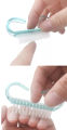 Handle Grip Nail Brush Pedicure Fingernail Scrub Cleaning Brushes for Toes and Nails Cleaner. 