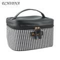 ECHIDNA Makeup Organizer Case Space-saving Travel Make Up Organizer Bag. 