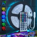 LED Strip Lights RGB, 5V USB Powered SMD Color LED Light Strips with 17 Keys RF Remote Control for TV Background Lighting PC Notebook Home Decoration. 