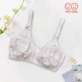 Twin Shop Pack of 4- Cotton Bra for Women Girls| Non Padded Ladies Brazier| Irani Bra - Bra For Girls. 