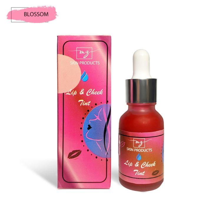 Lip & Cheek Tint | Korean Makeup | Shade Blossom | 15ml |Tint for lip and cheeks | tint | MZ SKINCARE