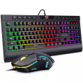 ONIKUMA Gaming Keyboard And Mouse(C902+G21) Gaming Mouse - Gaming keyboard Rgb - Rgb Gaming Mouse And Membrane keyboard - Gaming mouse rgb - Wired keyboard - Rgb backlit keyboard - Optical Mouse Wired Mouse - Rgb Keyboard - Keyboard for Gaming - RGB combo. 