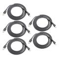 5X Scanner Data Cable LS2208 AP LS4208 DS9208 Barcode Scanner USB Port Data Cable. 