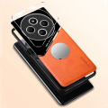 Vantime for Xiaomi Redmi 14C 4G / POCO C75 Case Slim Magnetic Attraction Hard PU Leather Back Cover. 