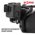 ENRG Motorcycle Helmet Chin Stand Mount Holder Sports Camera Full Face For Mobile And GoPro. 