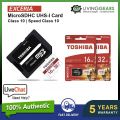 🔥FREE Shipping+COD🔥KIOXIA Toshiba Exceria M302 Micro SDCard With Adapter Class 10 Memory Card for Smartphone HP Computer Laptop PC (32GB). 