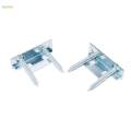 Curtain Rod Brackets with Screws Hardware Premium Support Hanger. 