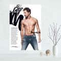 Custom High Quality David Bisbal Canvas Painting Wall Silk Poster Cloth Print Fabric Poster. 