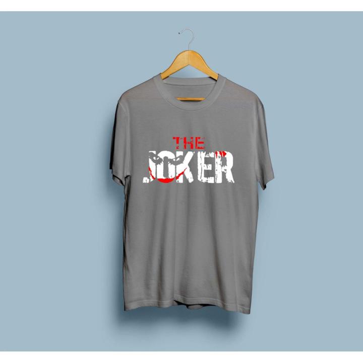 The Joker Printed Cotton Half-Sleeves O-Neck T-Shirt
