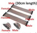 120 Wires set- Arduino jumper connecting wires male female all types. 