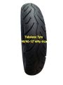 90/80 -12  4 Ply or  90/90 - 12  6 Ply Tubeless Rubber Tyre  Vacuum Tire for Electric Scooter / Bike / Motorcycle (250 kPa). 