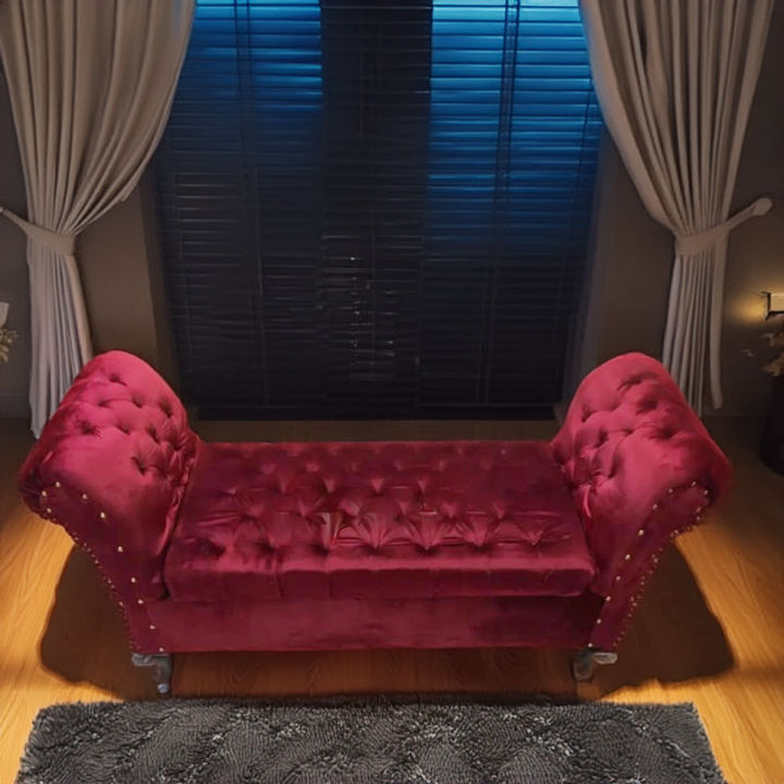 Sofa Settee With Storage Space & Comfortable Foam Customized