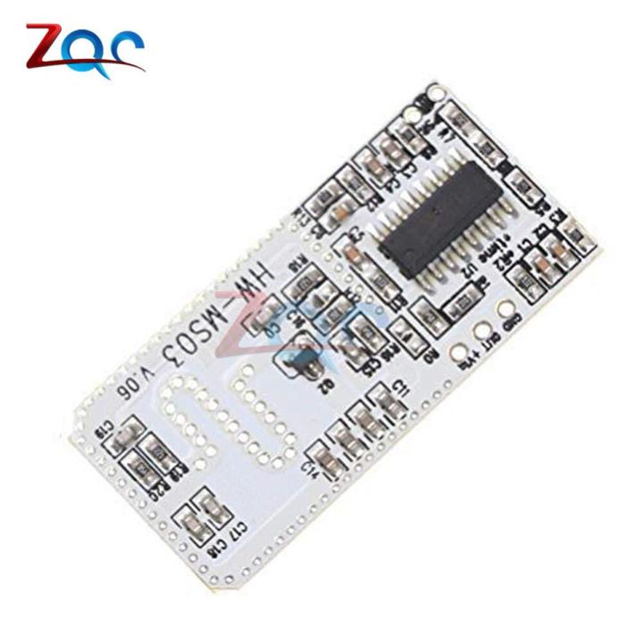 HW-MS03 High Performance 24GHz Radar Sensor The Latest Microwave Radar Module Small Size Mixture Electric Sensors Module Board
