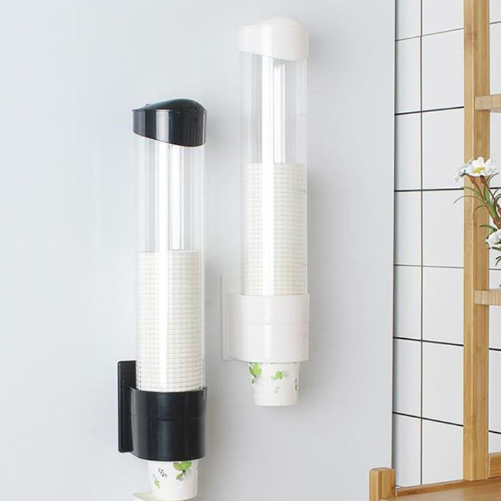 Paper%20Cups%20Dispenser%20Plastic%20Cups%20Holder%20Disposable%20Plastic%20&%20Paper%20Cups%20Holder%20Dustproof%20Free%20Punching%20Paper%20Cup%20Rack%20-%20Image%202