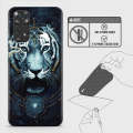 Xiaomi Redmi Note 11 Back Skin - Design 4 - Vintage Galaxy Tiger Skin Wrap Back Sticker Without Sides. 