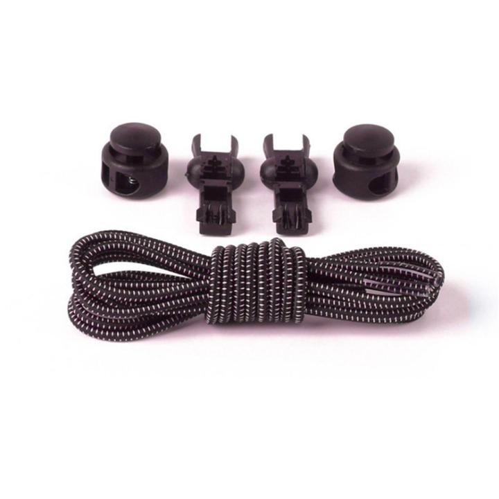1Set Stretching Lock Lace 25 Colors Shoe Laces Elastic Sneaker Shoelaces Shoestrings Running Jogging Triathlon